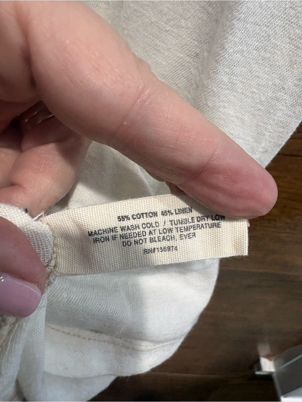 IMOGENE AND WILLIE Cream Ringer Tank with Olive Trim - Picture 6 of 8